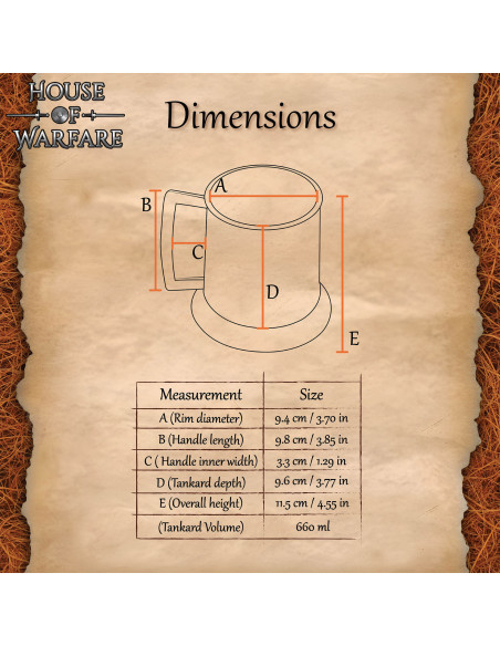 Jarra Medieval Acero Inoxidable para...