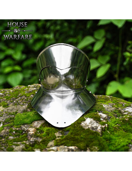 Authentieke stalen gorget uit de 15e...