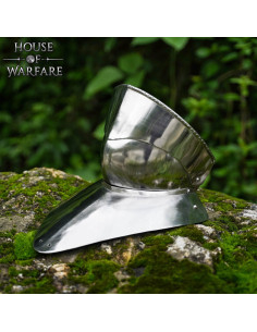 Autentisk 1400-tals Stål Gorjal med Barbote 2