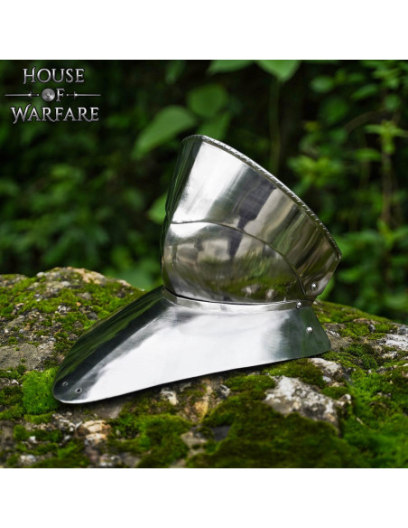 Authentieke stalen gorget uit de 15e...