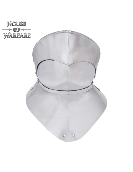 Authentieke stalen gorget uit de 15e...