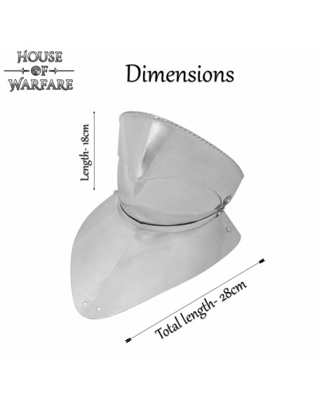 Authentischer Stahl-Halskragen aus...