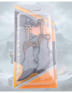 Metalen Sleutelhanger Kratos Chaos Zwaarden God of War 2