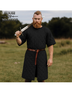 Padded medieval gambeson with half sleeves for LARP 2
