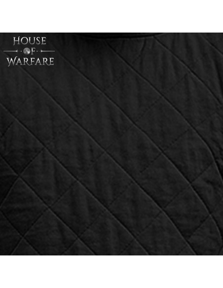 Padded medieval gambeson with half...