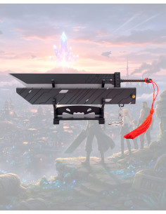 Mini zwaard sleutelhanger van Final Fantasy met houder 2