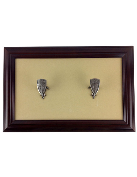 Displayrahmen 1 Pistole (22x37,5 cm)