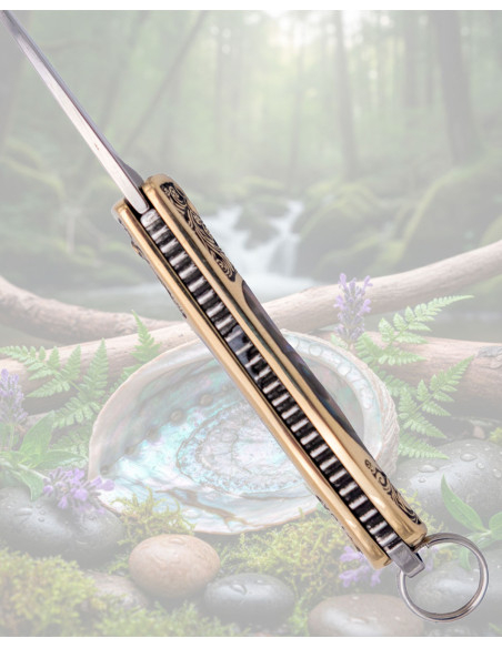 Miniaturmesser mit Abalone-Design,...