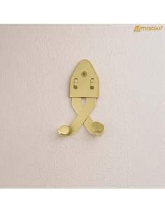 Soporte de pared vertical ajustable para espada, acabado...