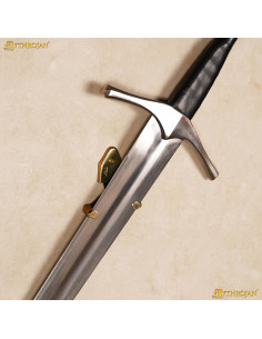 Verstellbarer Wandhalter für Schwert, Messing-Finish 2