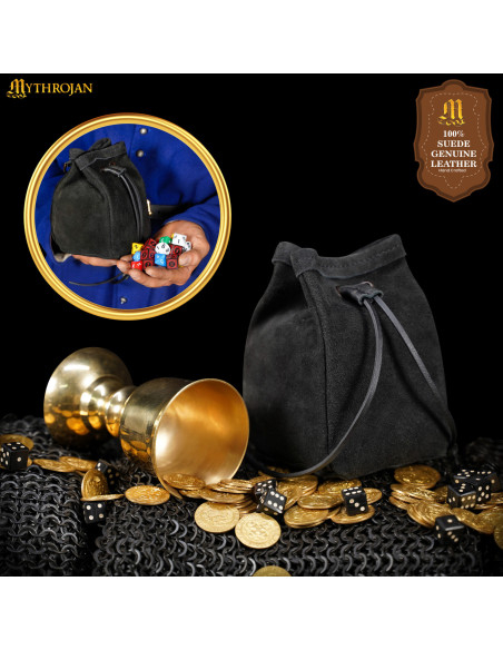 Portemonnee van suede uit de...