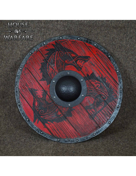 Umbo forjado acero negro para escudo...