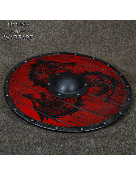 Håndsmedet sort stål umbo til...