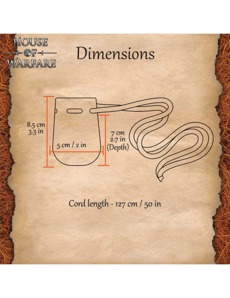 Echtes Wildleder Medizinbeutel