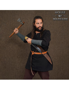 Vikinger Winingas aus grauem Baumwollleinwand 2