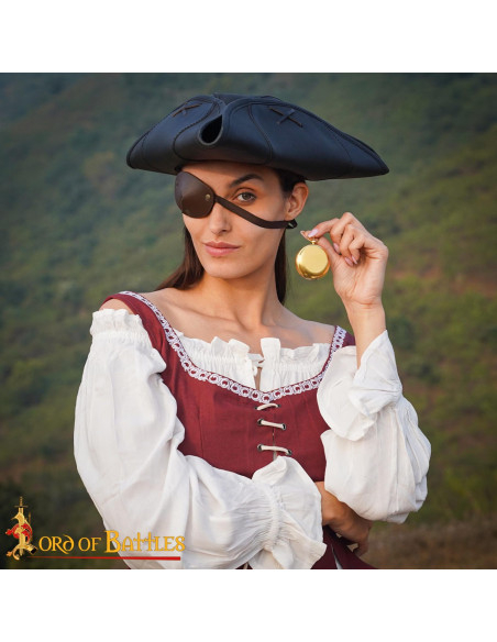 Middeleeuwse messingle pocketcompas...