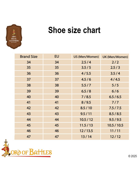 Echte Leder-Mittelalter-Stiefel mit...