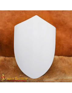 Medieval Templar Heater Shield - Håndsmidd 18 Gauge Stål...