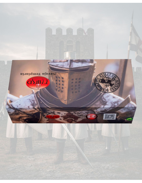 Samler-templar kniv i sort, 420 stål,...