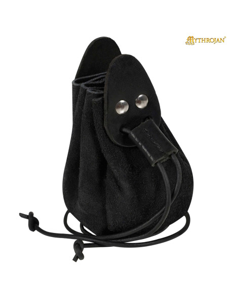 Bolsa medieval de ante con cordón...
