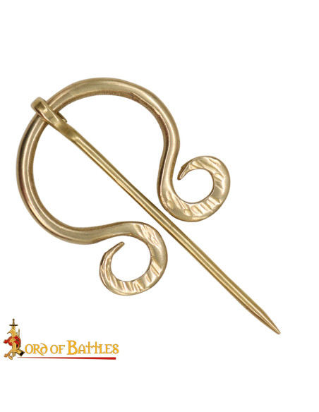 Cierre vikingo de capa en latón...