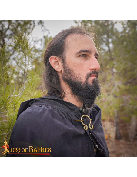 Vikingse cape sluiting van gepolijst...