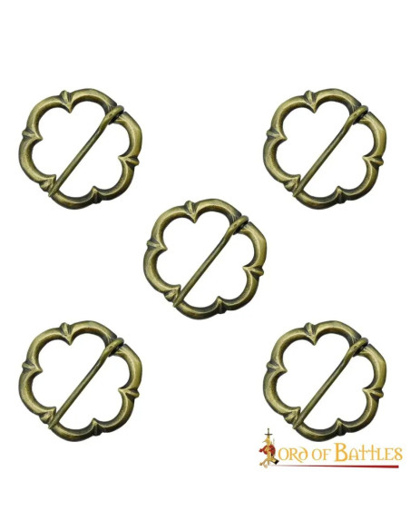 Set 5 Broches Anulares Medievales...