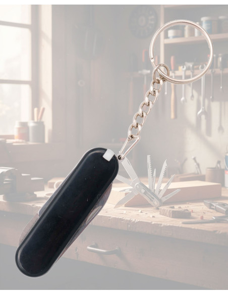 Nøglefob multifunktionel kniv 5 i 1...