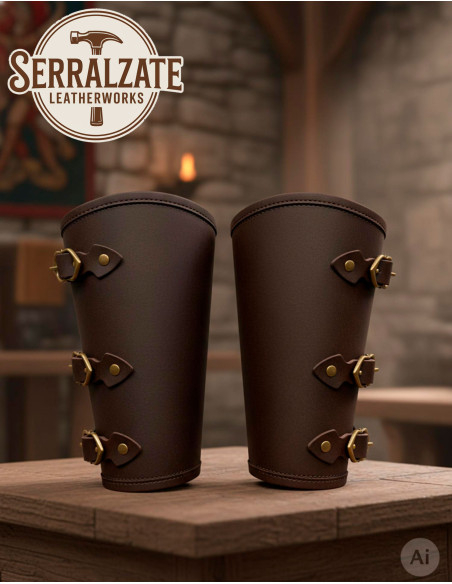 Middlealvbracelet til krigere, brune