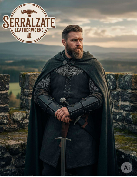 Mittelalterliche Kriegerstulpen aus...