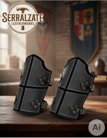 Mittelalterliche Kriegerstulpen aus...