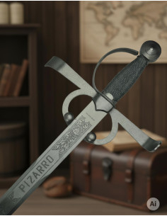 Francisco Pizarro sværd, rustikt 2