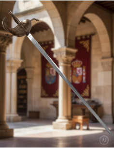 Koning Carlos III zwaard, rustiek