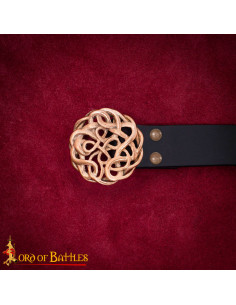 Hebilla celta para cinturón en bronce macizo 2