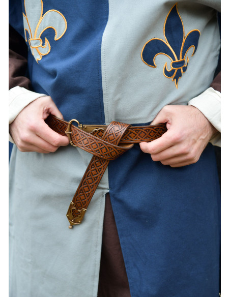 Echt lederen riem uit de 13e-15e eeuw...