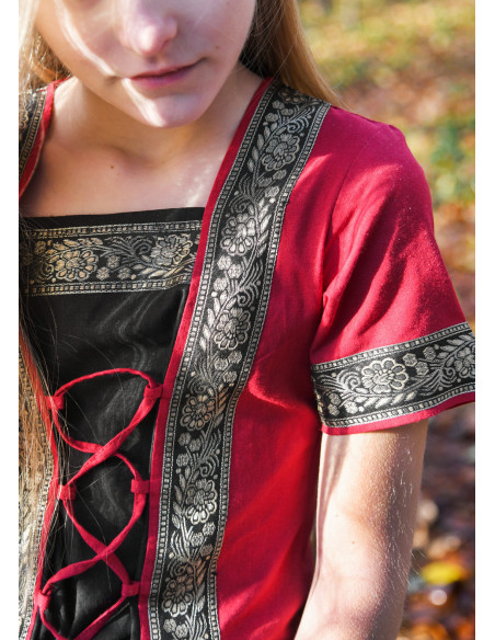 Vestido Medieval niña Leonor en manga...