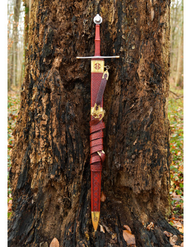 Espada Medieval Dos Manos Lobo Passau (siglo XIV)