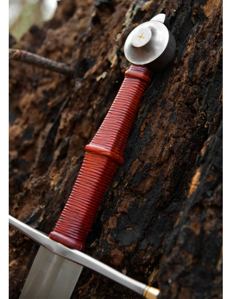 Middeleeuwse Zwaard Twee Handen Wolf...