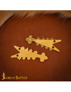 Renaissance-Mittelalter Gürtelschnalle aus Messing 2