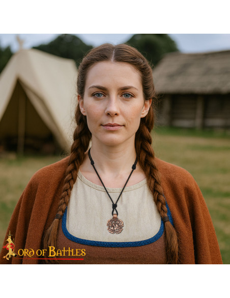 Vikinger Anhänger aus Bronze mit...