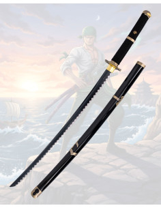 Funktionel Yubashiri Katana fra Zoro fra One Piece,...