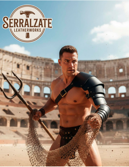 Justerbar gladiator skulderbeskytter...