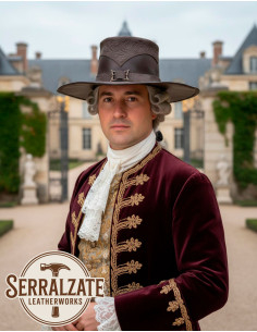 Deluxe Renæssance Musketer Hat, Brun