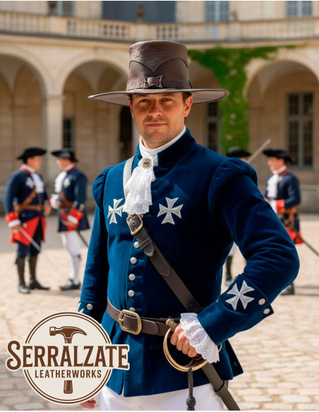 Deluxe Renaissance Musketeer Hut, braun