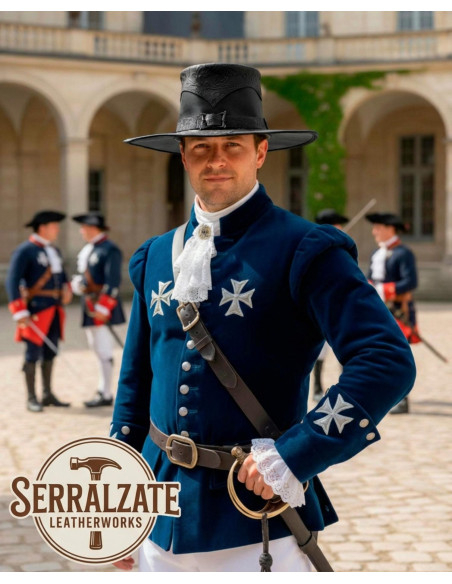 Deluxe Renæssance Musketer Hat, Sort