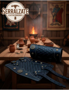 Schwarze Lederarmbänder Bertrand für Nachstellungen 2