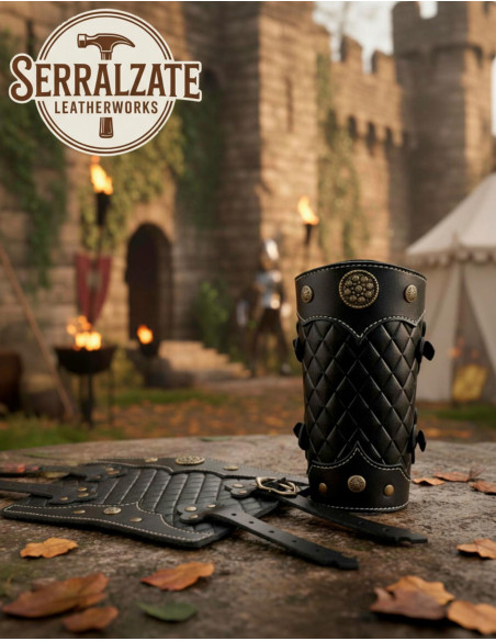 Schwarze Lederarmbänder Bertrand für...