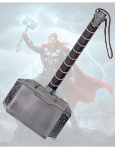 Thors Hammer folie i stål med stativ 2