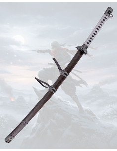 Katana tsuba blomst fra videospillet Sekiro, uofficiel kopi 2