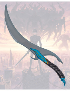 Daga Baruka Solo Leveling réplica acero azul